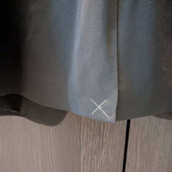 Ann Taylor Blazer The Long Collarless in Fluid Crepe Black Size 10 - Picture 5 of 13